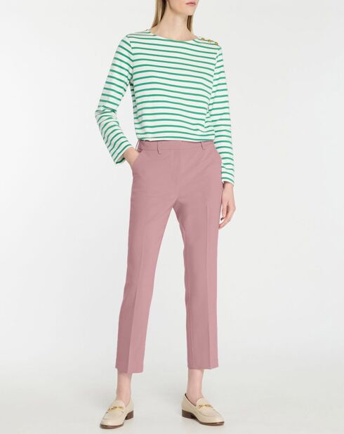 Pantalon à pince Mini violet clair