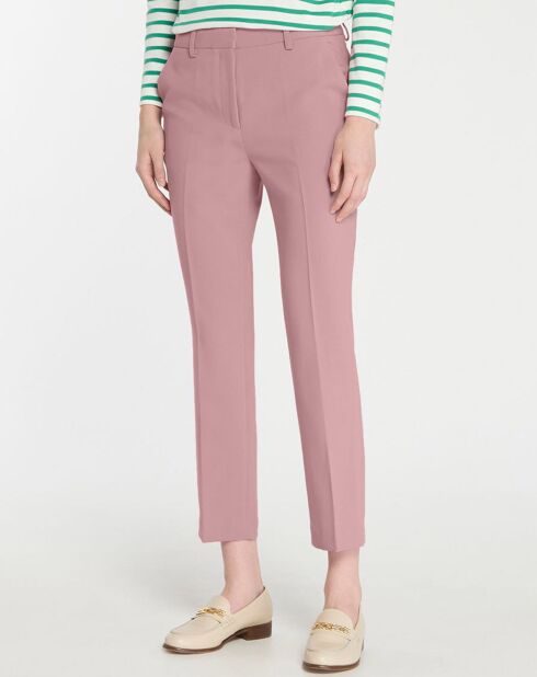 Pantalon à pince Mini violet clair