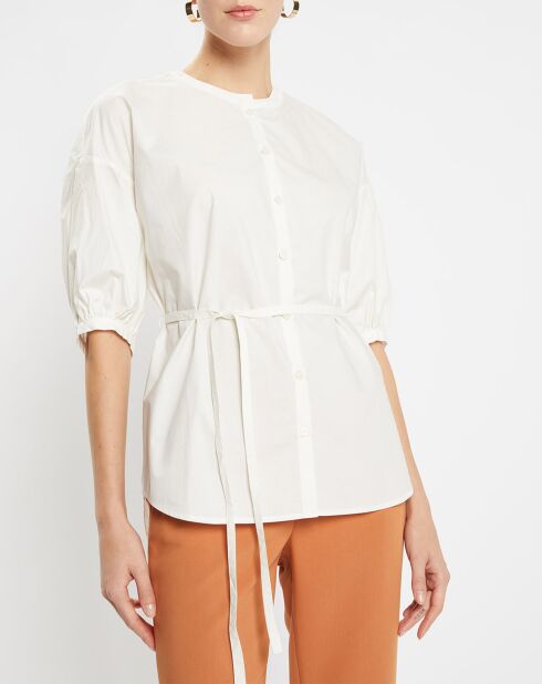 Chemise en Popeline de Coton Bio Misto écrue