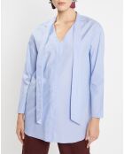 Chemise ample Pali bleue