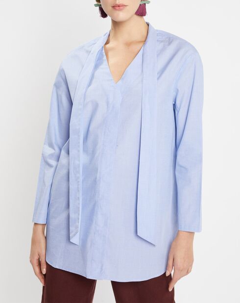 Chemise ample Pali bleue