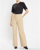 Pantalon large Parc beige