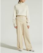 Pantalon large Parc beige