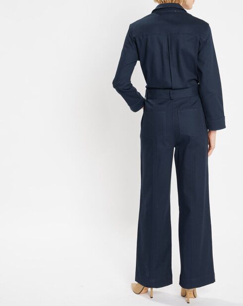 Combinaison saharienne en Coton Altea bleu nuit