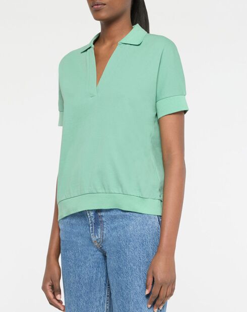 Polo en Coton piqué Ace vert