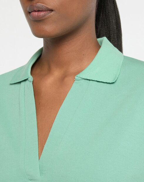 Polo en Coton piqué Ace vert