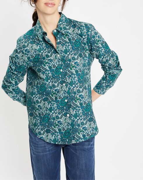 Chemise Atas Liberty verte