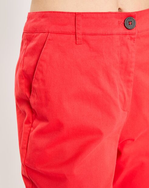 Pantalon Cyrilp chino rouge