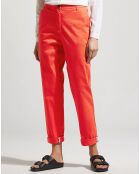 Pantalon Cyrilp chino rouge