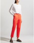 Pantalon Cyrilp chino rouge