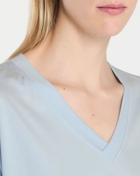 T-shirt Baribo Sky Blue 100% cotone biologico