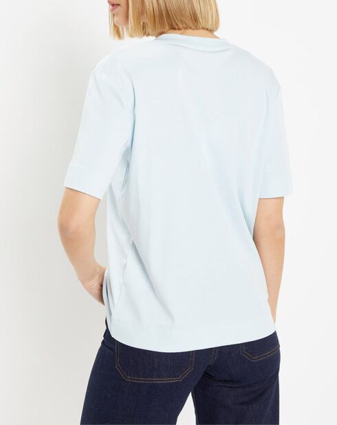 Camiseta Baribo Sky Blue 100% algodón orgánico