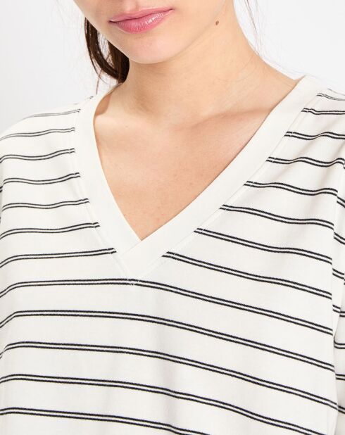 T-Shirt Baribo écru/noir