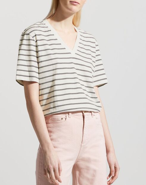 T-Shirt Baribo écru/noir