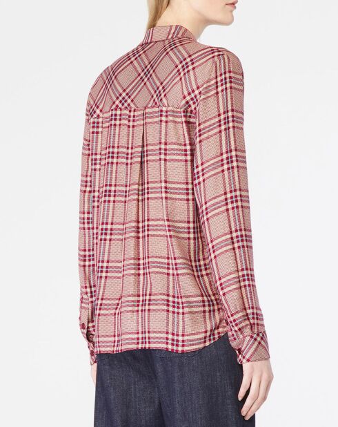 Chemise Baero à carreaux rouge