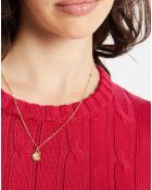 Pull 100% Coton bioologique Bong rose foncé