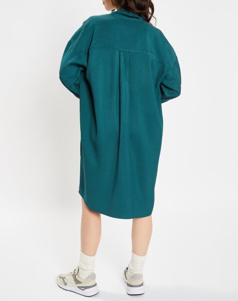 Robe Brama cravate vert moyen