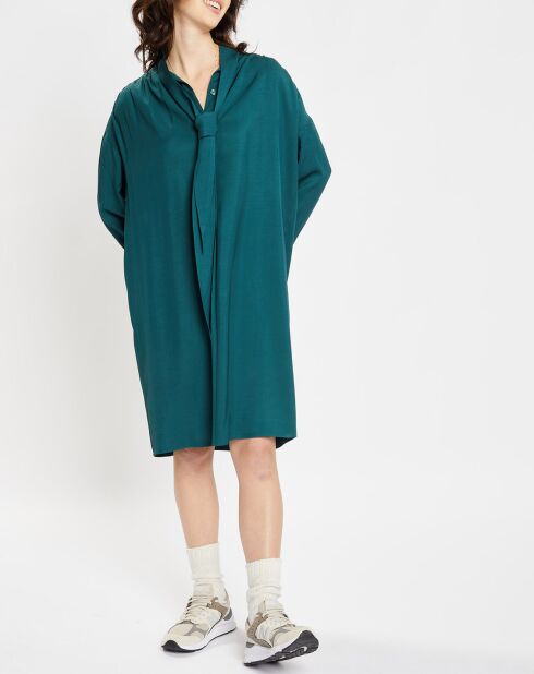 Robe Brama cravate vert moyen