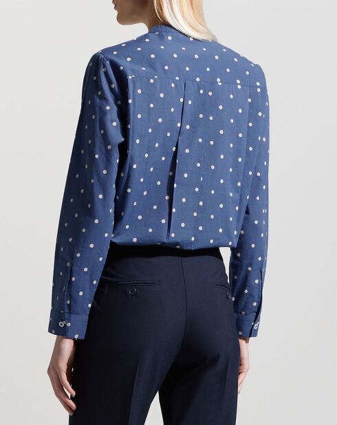 Chemise Radja indigo bleu/écru