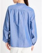 Top Rill chambray bleu