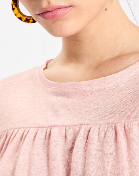 T-Shirt 100% Lin Riko rose