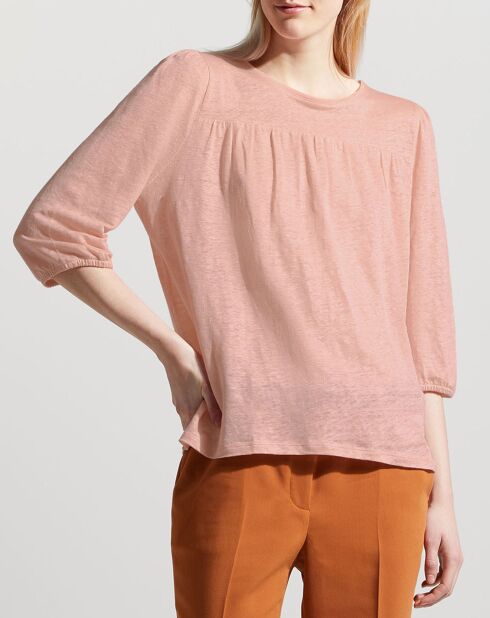 T-Shirt 100% Lin Riko rose