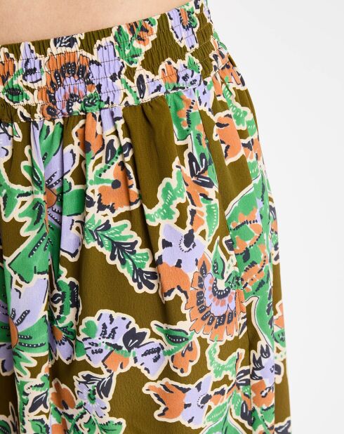 Jupe Rocha print fleurs multicolore