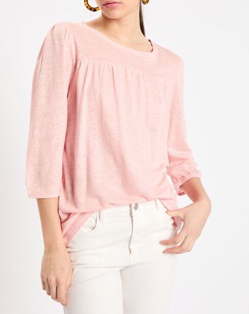 T-Shirt 100% Lin Riko rose