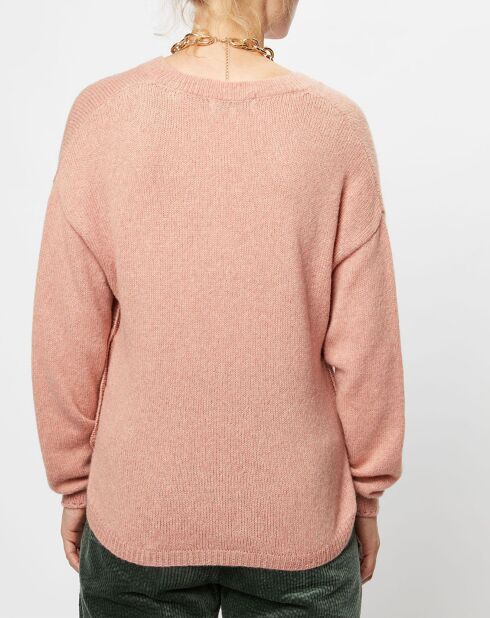 Pull en Laine mélangée Lepassy rose
