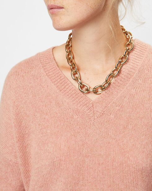 Pull en Laine mélangée Lepassy rose