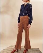 Pantalon en Velours côtelé fin Neofolk camel