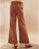 Pantalon en Velours côtelé fin Neofolk camel