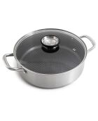 Sautoir triplex avec couvercle blackcube - D.28 cm