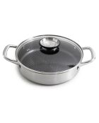 Sautoir triplex avec couvercle blackcube - D.24 cm
