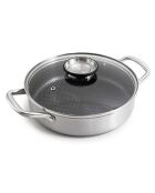 Sautoir triplex avec couvercle blackcube - D.24 cm