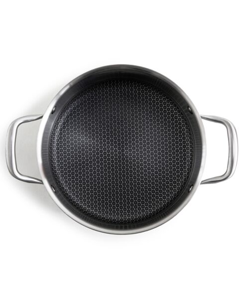 Marmite triplex avec couvercle blackcube - D.28 cm