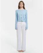 Gilet Gwendoline bleu ciel