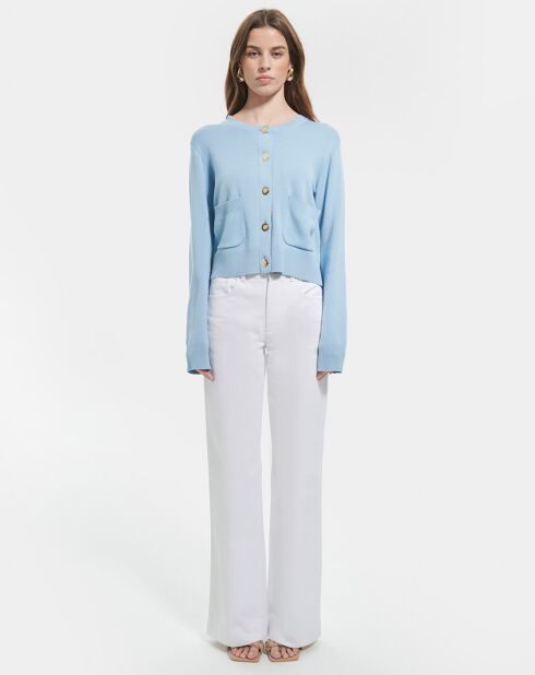 Gilet Gwendoline bleu ciel