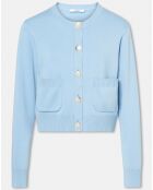 Gilet Gwendoline bleu ciel