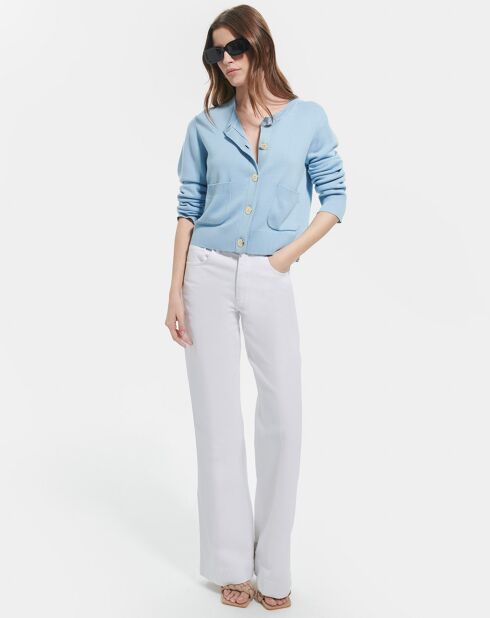 Gilet Gwendoline bleu ciel