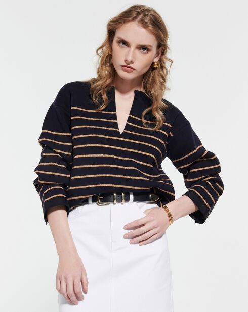 Pull Nayako rayures