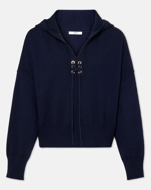 Pull en Laine & Coton Nicky nocturne