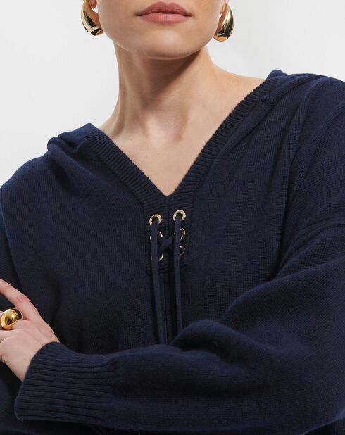 Pull en Laine & Coton Nicky nocturne