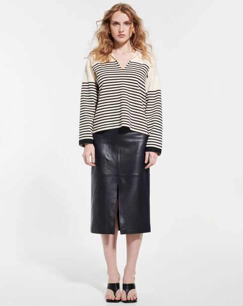 Pull Nautic rayures