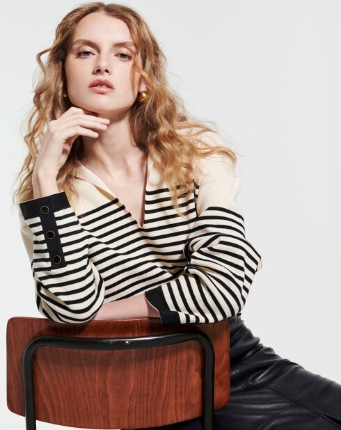 Pull Nautic rayures