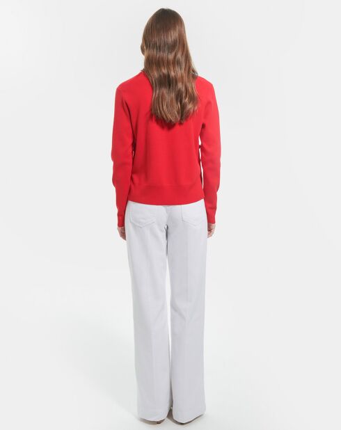 Pull Polo rouge