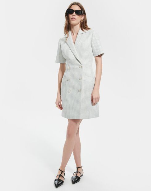 Robe Rwanda bleu ciel