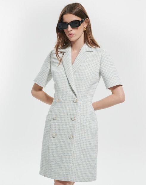 Robe Rwanda bleu ciel