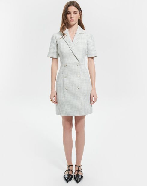 Robe Rwanda bleu ciel