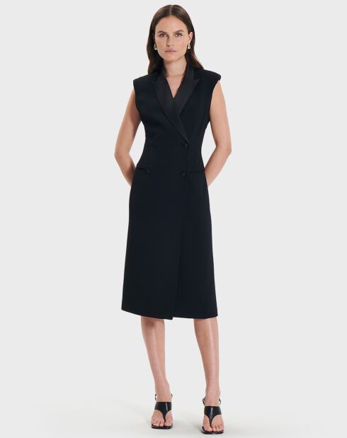 Rivaliserende zwarte jurk